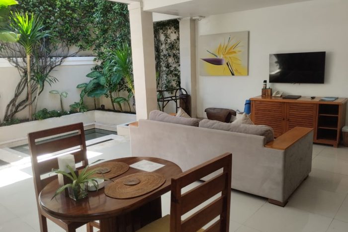 Spacious living room at Kokomo Gili Trawangan villa
