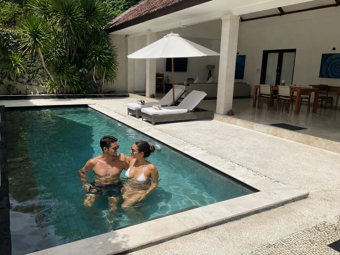 couple at kokomo private pool villa